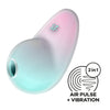 Satisfyer Pixie Dust - Mint/Pink - Mint/Pink USB Rechargeable Vibrating Air Pulse Stimulator
