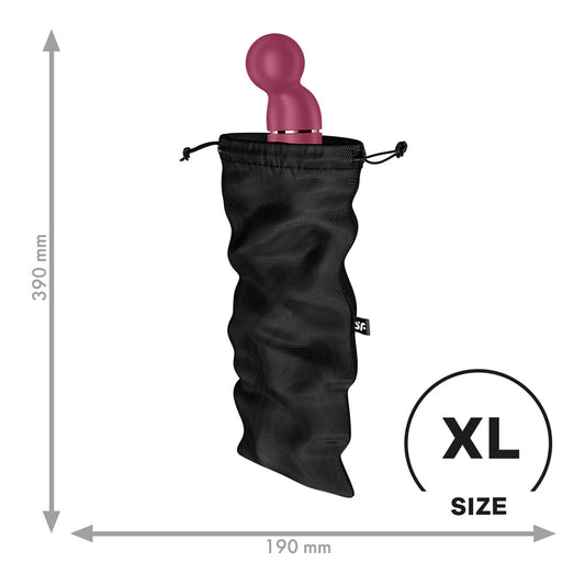 Satisfyer Treasure Bag XLarge - Black - Black XL Toy Storage Bag