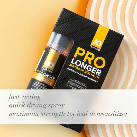 JO Prolonger Spray - 60 mL - Desensitising Spray for Men - 60 ml Spray Bottle
