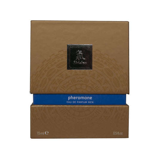 Shiatsu Pheromone Eau De Parfum Men - Dark Blue - Pheromone Fragrance for Men - 15 ml