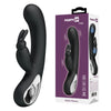 Party Up COLIN Rabbit Vibe - Black - Black 21 cm USB Rechargeable Rabbit Vibrator