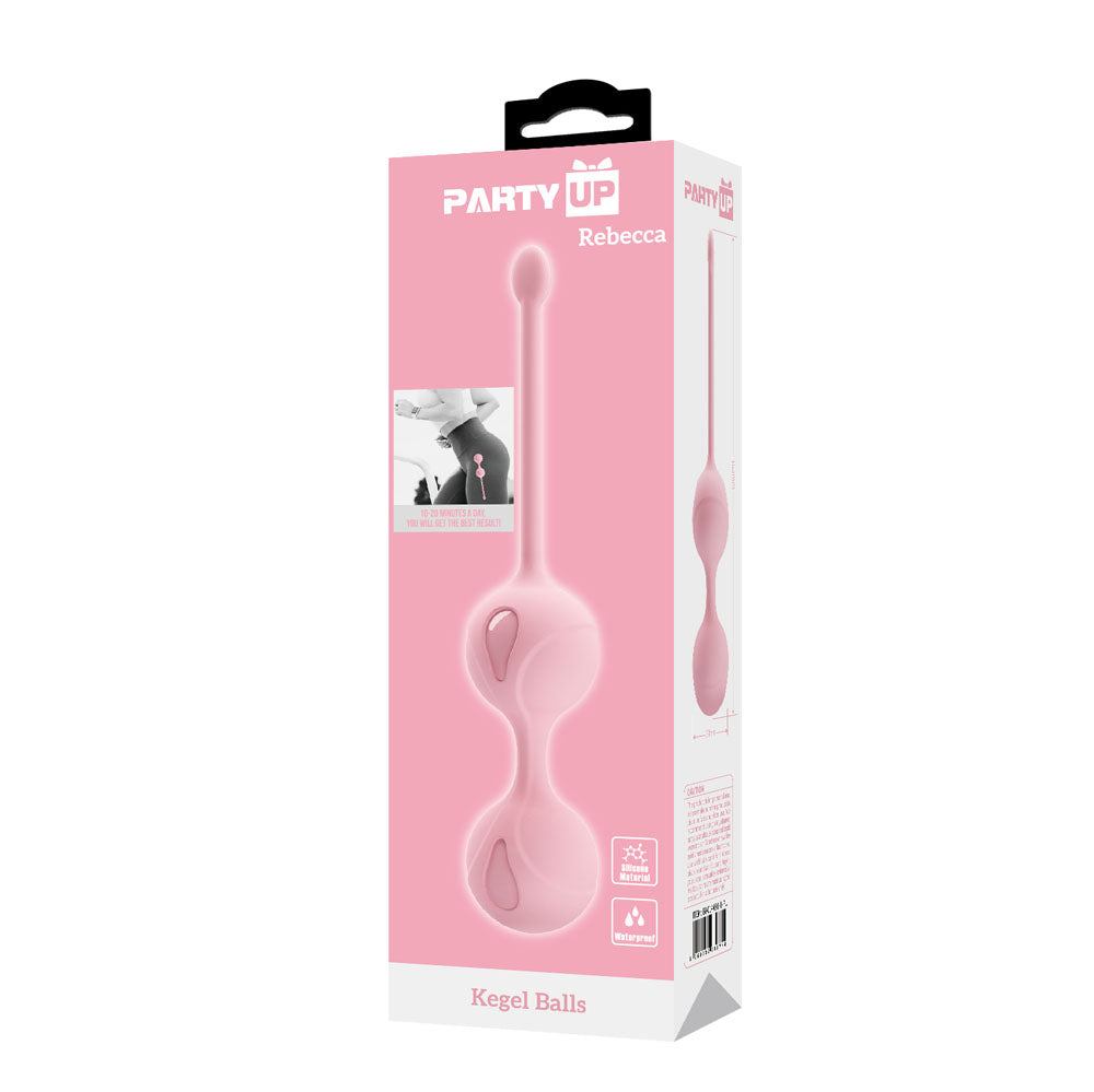 Party Up REBECCA Kegel Balls - Pink - Pink Kegel Balls