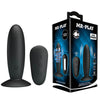 MR PLAY Remote Control Vibrating Anal Plug - Black USB Rechargeable Vibrating Butt Plug with Wireless Remote