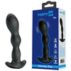 Party Up JIM Vibrating Plug - Black 14.5 cm USB Rechargeable Vibrating Butt Plug