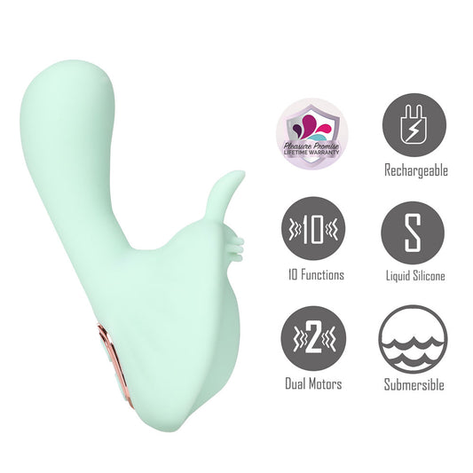 Maia AVERI - Green - Green USB Rechargeable Vibrator