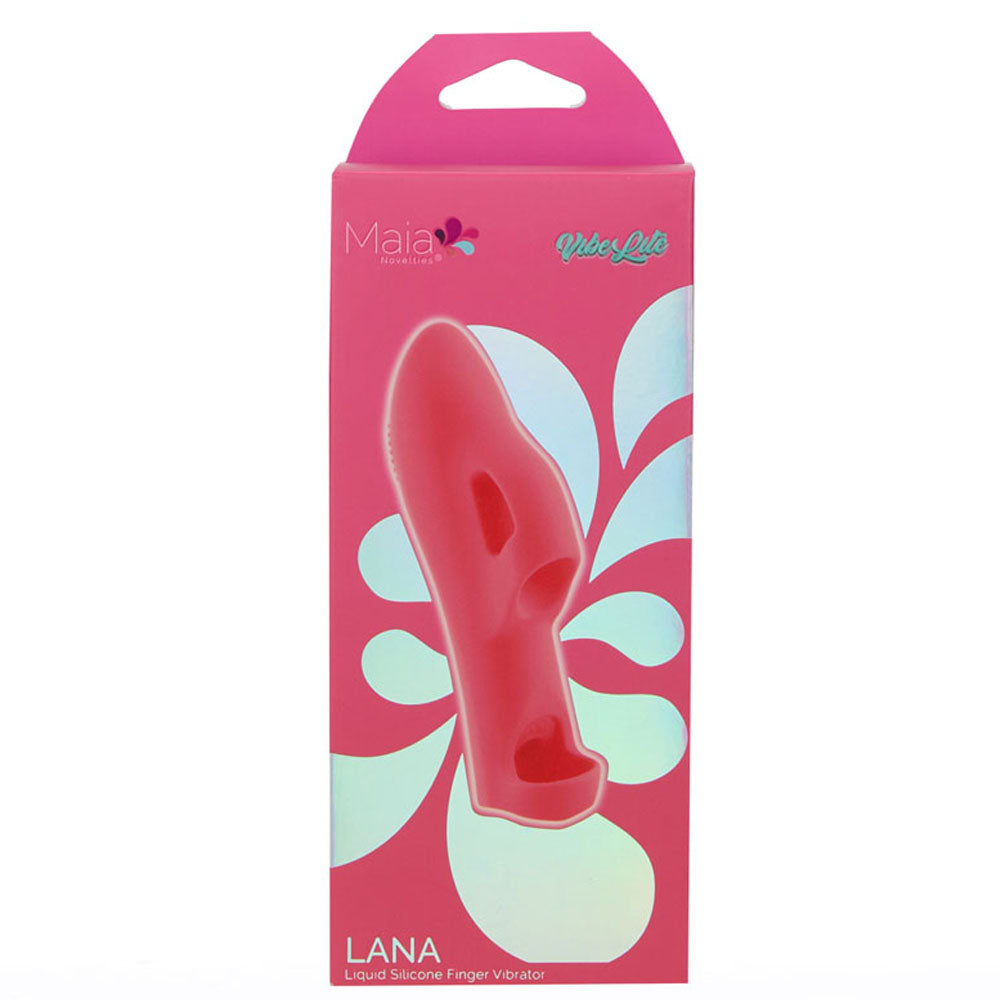Maia LANA - Red - Red USB Rechargeable Finger Stimulator