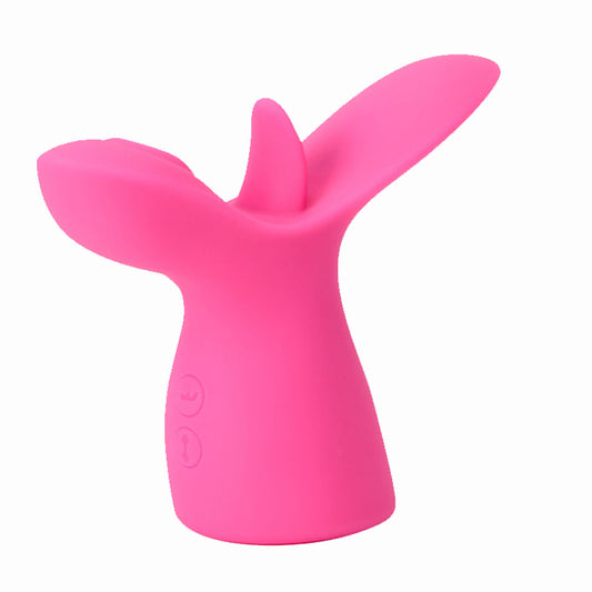 Maia OASIS - Pink - Pink USB Rechargeable Dual Motor Licking & Thumping Stimulator