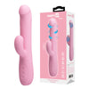 Party Up DEAN Wavy Rotation Vibe - Pink - Pink 23.8 cm USB Rechargeable Rotating Rabbit Vibrator