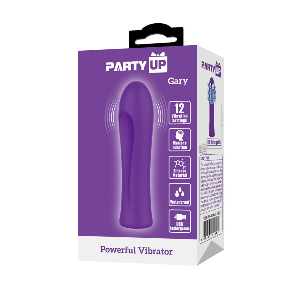 Party Up GARY Bullet - Purple - Purple 10.2 cm USB Rechargeable Bullet
