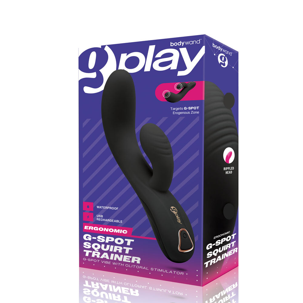 Bodywand G-Play G-Spot Squirt Trainer - Black 19 cm USB Rechargeable Vibrator