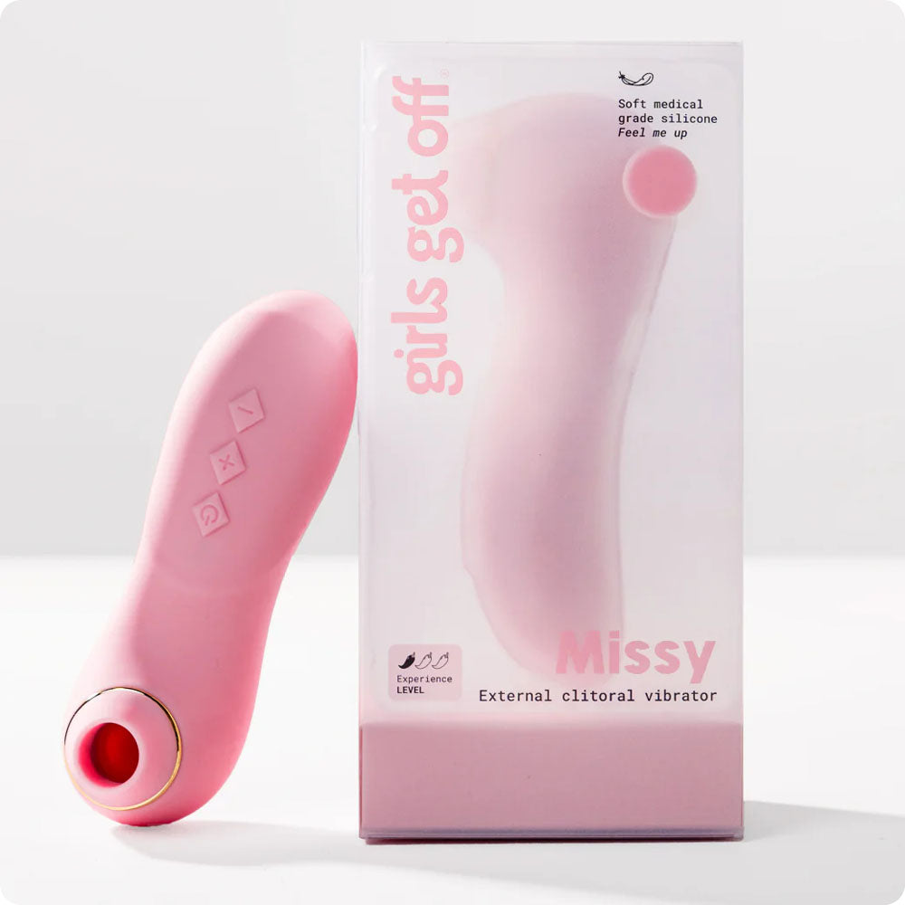 Girls Get Off - Missy - Pink USB Rechargeable Air Pulse Clitoral Stimulator