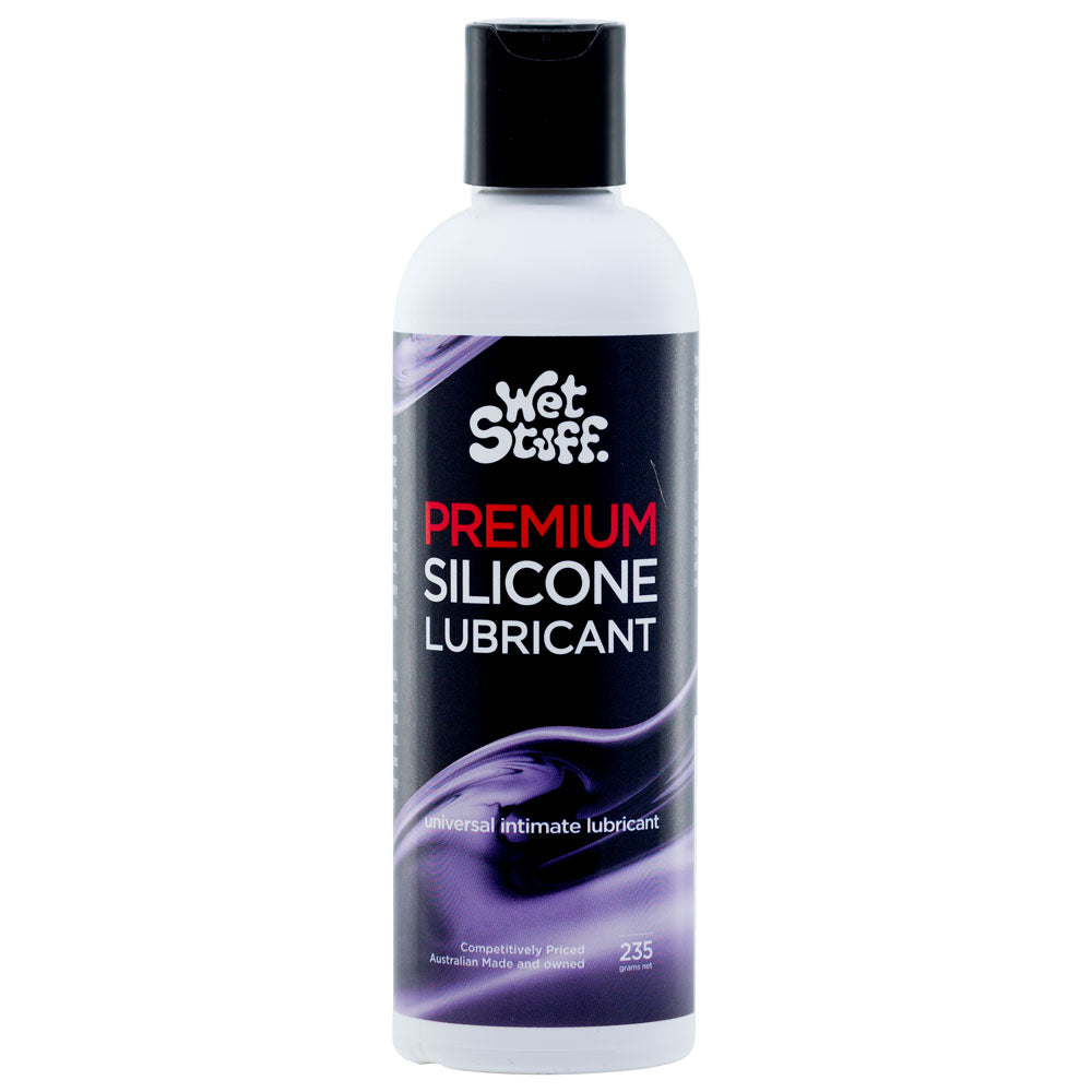 Wet Stuff - 235g Disk Top - Silicone Lubricant - 235 gram Bottle