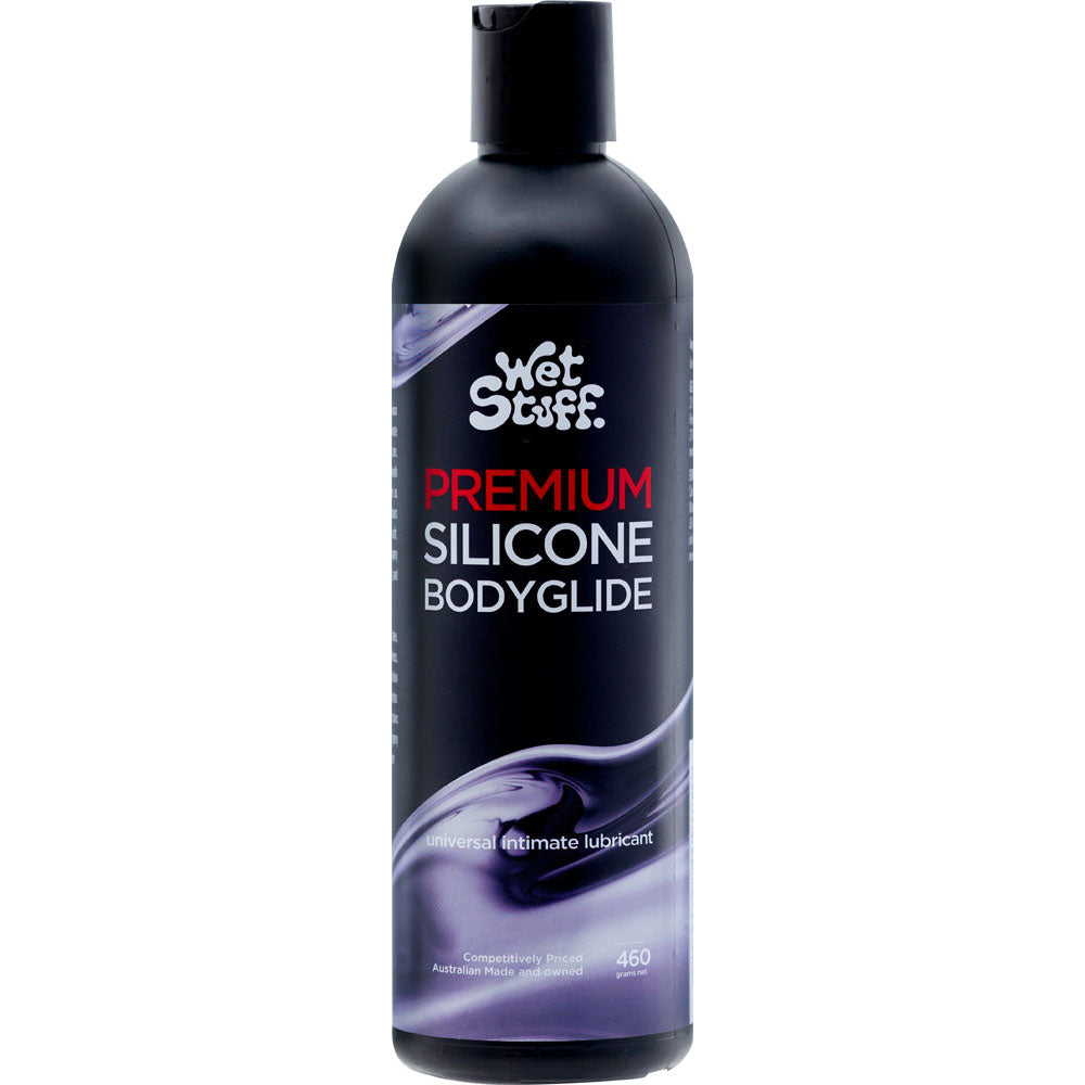 Wet Stuff - 460g Disk Top - Silicone Lubricant - 460 gram Bottle