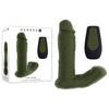 Gender X THE HUNK - Green 15.2 cm USB Rechargeable Thrusting Vibrator with Remote