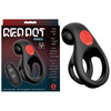 Red Dot Rings - V2 - Black USB Rechargeable Vibrating Cock & Ball Ring with Remote