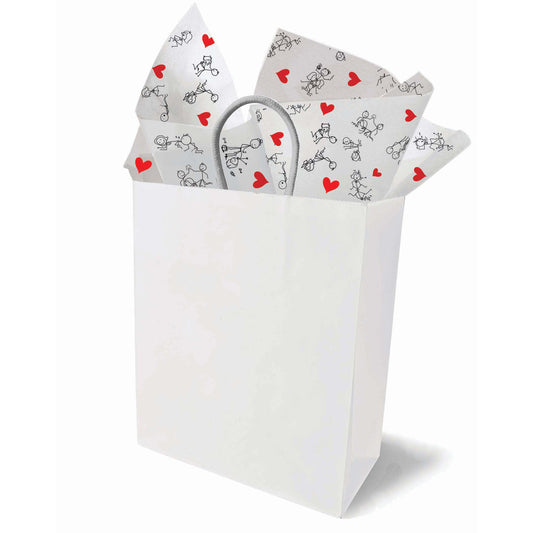 Naughty Stick Figure Tissue Paper Sheets - Novelty Decoration Sheets - 6 Pack