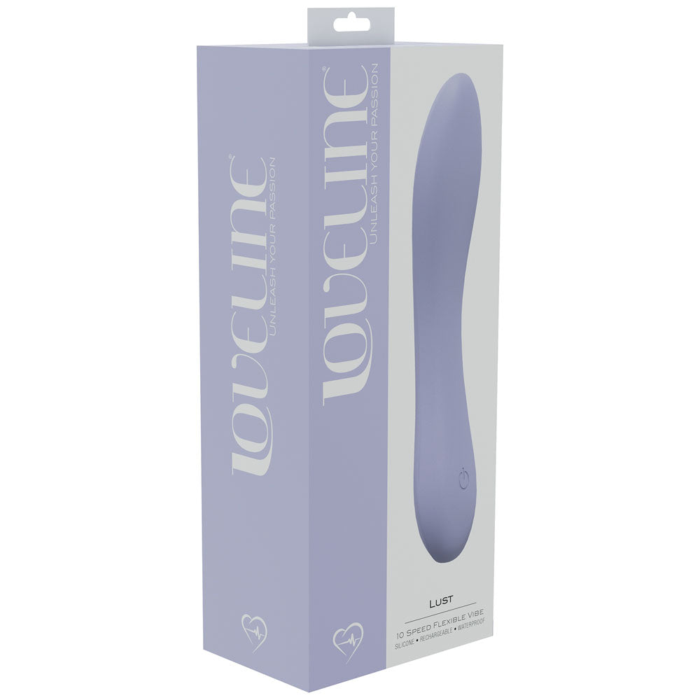 LOVELINE Lust - Lavender - Lavender 17 cm USB Rechargeable Vibrator