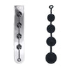 LEVELZ Round Anal Balls - XXL - 60mm - Black 52.5 cm XXL Anal Beads