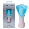 Maia MINA - Blue - Blue/Pink USB Rechargeable Fluttering Flower Stimulator