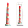 Colours Stacked - 12'' Dildo - Red/Gold - Red/Gold 30.6 cm Fantasy Dildo