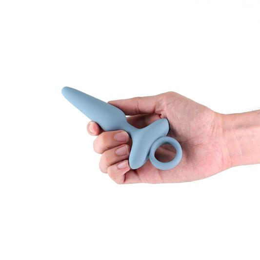 Renegade Maverick - Grey - Grey 15 cm USB Rechargeable Vibrating Butt Plug