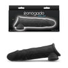 Renegade Annex - Thin - Black - Black 19.4 cm Penis Extender Sleeve
