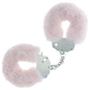 OUCH! Heavy-Duty Fluffy Cuffs - Powder Pink - Powder Pink Fluffy Restraints