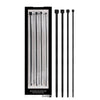 OUCH! Urethral Sounding Dilator Set - Black Silicone Urethral Sound Set