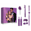 Ouch! Beginners Bondage Kit - Purple - 5 Piece Set