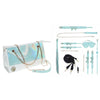 OUCH! Paris Collection - Kit with Bag - Baby Blue Bondage Set with Bag - 8 Piece Kit