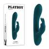 Playboy Pleasure LIL RABBIT - Deep Teal 14.6 cm USB Rechargeable Rabbit Vibrator