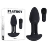 Playboy Pleasure RIM SHOT - Black 11.4 cm USB Rechargeable Vibrating Butt Plug