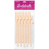 Bachelorette Party Favors - Dicky Sipping Straws - Flesh Straws - Set of 10