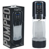 PUMPED UltraLift Automatic Masturbator - Gunmetal Grey/Clear USB Rechargeable Auto Masturbator
