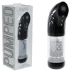 PUMPED Strokemate - Black/Clear USB Rechargeable Sucking Rotating and Thrusting Auto Masturbator