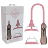 PUMPED Vulva & Breast Pump with Tongue Stimulator - Rose Gold - Rose Gold USB Rechargeable Ladies Pump Set