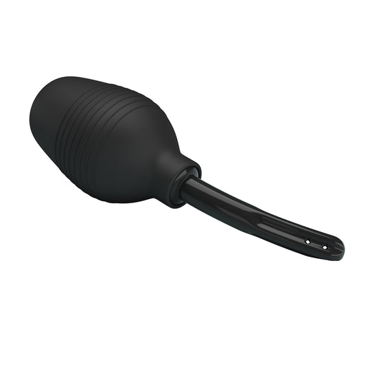 MR PLAY Anal Douche - Black - Black Unisex Douche - 310 ml Capacity