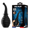MR PLAY Anal Douche M6 - Black - Black Unisex Douche - 330 ml Capacity