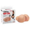 Pipedream Extreme Toyz Dirty Talk Interactive Mini Fuck Me Silly - Flesh Vibrating Doggy-Style Masturbator with Sound Effects