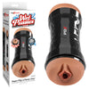 PDX Wet Pussies Super Flip-A-Pussy Over - Brown - Brown Dual Ended Stroker (Vagina & Ass)