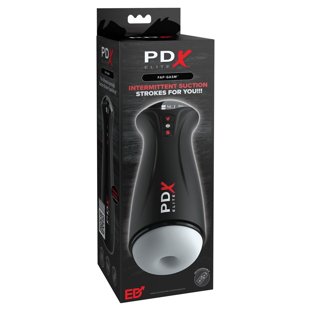 PDX Elite Fuck-Gasm - Flesh - USB Rechargeable Sucking & Vibrating Auto Stroker