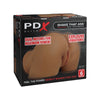 PDX Elite Shake That Ass - Brown - Brown USB Rechargeable Vibrating Mega Masturbator