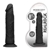 REALROCK 8'' Realistic Dildo - Black 20.3 cm Dong