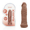 REALROCK 6'' Realistic Penis Sleeve - Tan - Tan 15.2 cm Penis Extension Sleeve