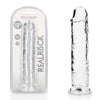 REALROCK 28 cm Straight Dildo - Transparent - Clear 28 cm (10'') Dong