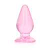 REALROCK 11.5 cm Anal Plug - Pink - Pink 11.5 cm (4.5'') Butt Plug