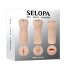 Selopa PARTY PACK - Light - Flesh Strokers - Set of 3