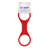 Sex & Mischief Amor Large Silicone Cuffs - Red Large Restraints