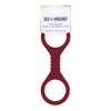 Sex & Mischief Enchanted Small Silicone Cuffs - Burgundy Small Restraints