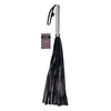 EDGE Flogger - Black Flogger Whip with Metal Handle